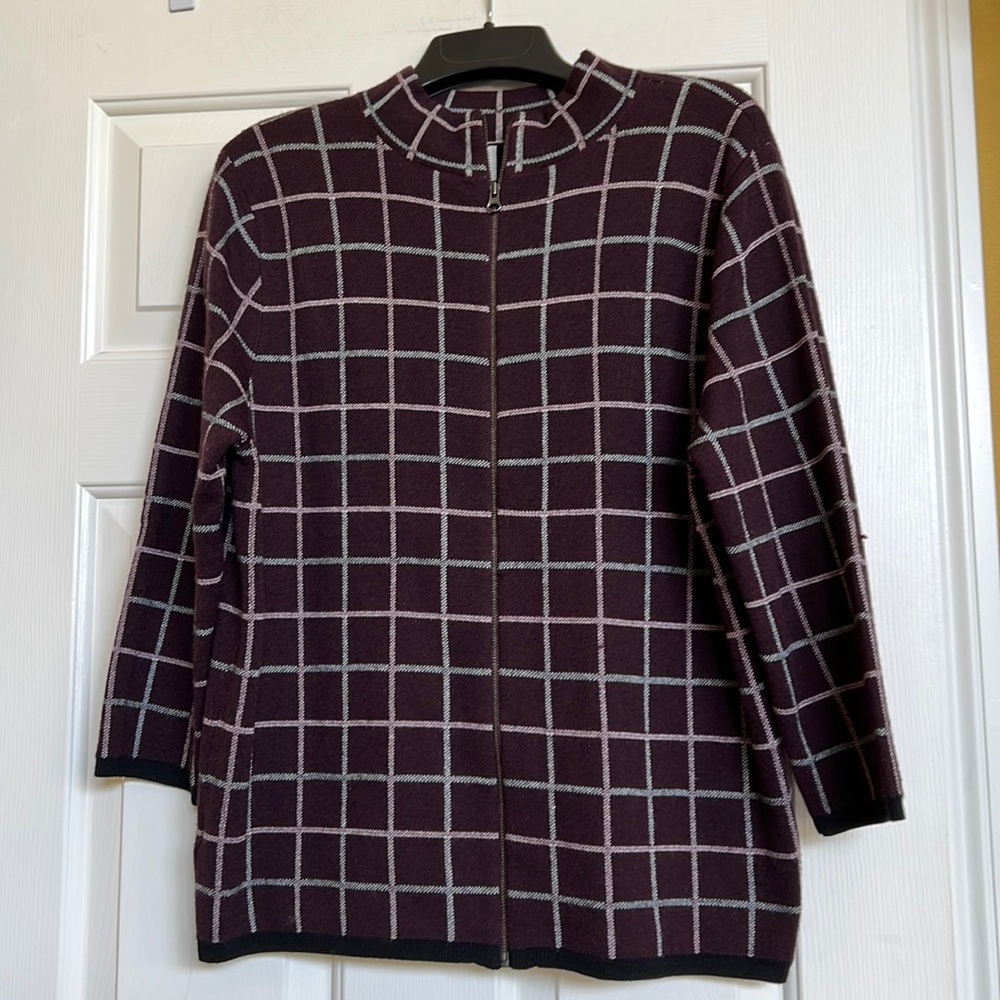Halogen Zip up sweater
